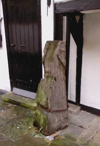 We think this is a whipping post