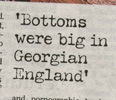 'Bottoms Were Big in Georgian England' - from Abel and Haron's Spanking Blog
