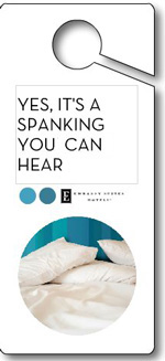 Yes, it's a spanking you can hear - from Abel and Haron's Spanking Blog